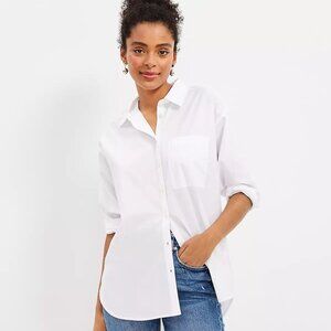 Everyday Oversized Pocket Shirt Size Small NWT